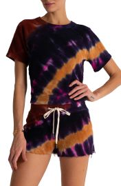 Colby Tie Dye Short Sleeve Sweatshirt at Nordstrom