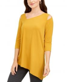 Cold-Shoulder Asymmetrical Top at Macys