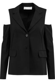 Cold shoulder blazer at The Outnet