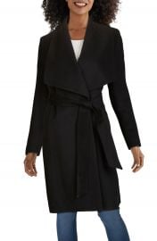 Cole Haan Signature Slick Wool Blend Wrap Coat   Nordstrom at Nordstrom