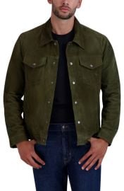 Cole Haan Suede Trucker Jacket at Nordstrom