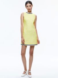 Coley Slim Fit Mini Dress In Happy Yellow Alice And Olivia at Alice + Olivia