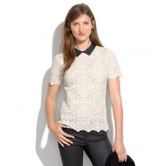 Collar Lace Top at Madewell