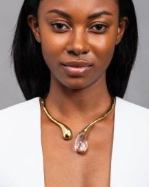 Collar Liquid Lucite Sprout Collar Alexis Bittar at Alexis Bittar