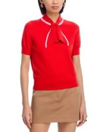 Collared Scarf Top at Bloomingdales