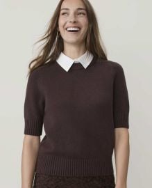 Collared Sweater Tee at Ann Taylor