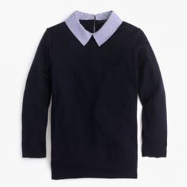 Collared Tippi sweater at J. Crew