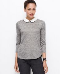 Collared linen top at Ann Taylor