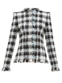 Collarless Tweed Jacket by Alexander McQueen at Matches