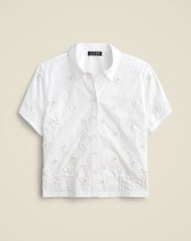 Collection Embellished Button-up Shirt For Women JCrew at J. Crew