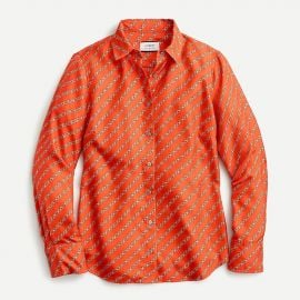 Collection Silk Twill shirt by J. Crew at J. Crew