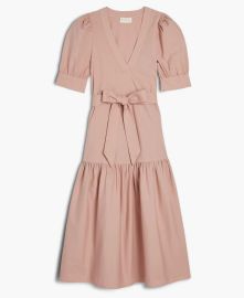 WornOnTV: Savannah’s pink v-neck poplin dress on Today | Savannah ...