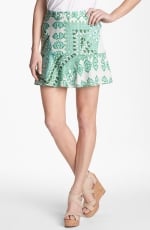 Collective Concepts Mix Print Ruffle Skirt at Nordstrom at Nordstrom