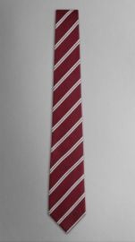 College stripe tie at Burberry