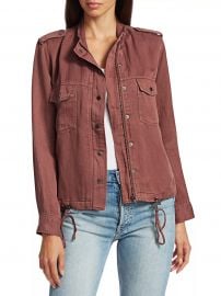 Collins Drawstring Linen-Blend Jacket at Saks Fifth Avenue