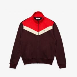 Color-Block Fleece Zip Up Sweatshirt at Lacoste