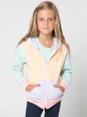 Color Block Kids Hoodie at American Apprel