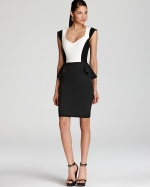 Color Block Peplum dress by Erin Fetherston at Bloomingdales