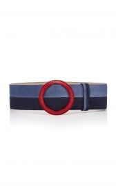 Color-Blocked Suede Belt by CAROLINA HERRERA at Moda Operandi