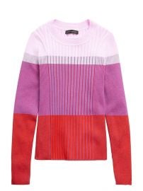 Color-Blocked Sweater Top at Banana Republic