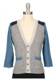 Color block cardigan by Autumn Cashmere at Ron Herman