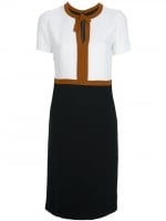 Color block dress by Burberry at Farfetch