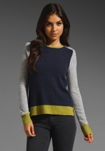 Color block sweater by Autumn Cashmere from HIMYM at Revolve