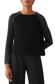 Colorblock Boxy Merino Wool Sweater at Nordstrom