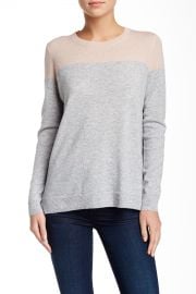 Colorblock Cashmere Crew Sweater at Nordstrom Rack