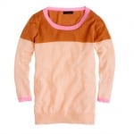 Colorblock Cashmere sweater at J. Crew