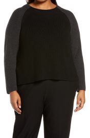 Colorblock Merino Wool Pullover at Nordstrom