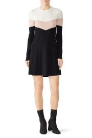 Colorblock Mini Dress by RED Valentino at Rent The Runway