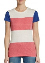 Colorblock Stripe Tee by French Connection at Saks Off 5th