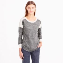 Colorblock burnout tee at J. Crew