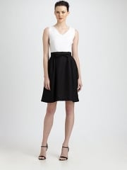 Colorblock dress by Lotusgrace at Saks Fifth Avenue