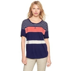 Colorblock drop sleeve t at Gap