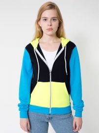 Colorblock hoodie at American Apparel