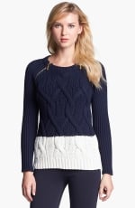 Colorblock knit sweater by Michael Kors at Nordstrom