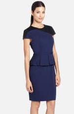 Colorblock peplum dress at Nordstrom at Nordstrom