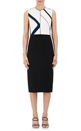 Colorblocked Crepe Sheath Dress at Barneys