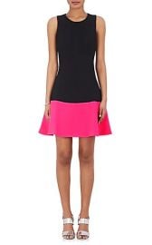 WornOnTV: Julie’s black and pink fit and flare dress on The Talk ...