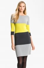 Colorblocked sweater dress by Calvin Klein at Nordstrom