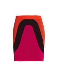 Colorblocking Merino Wool Pencil Skirt by Victor Glemaud at Saks Fifth Avenue