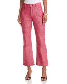 Colored Denim Stevie High Rise Ankle Jeans in Chilli Pepper at Bloomingdales