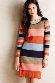 Colorstack Sweater Dress at Anthropologie