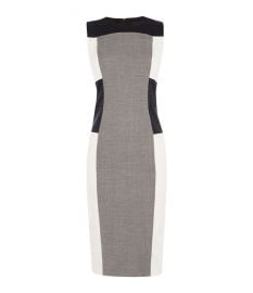 Colourblock Bodycon Dress at Karen Millen