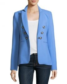 Colson Peak-Lapel Double-Breasted Jacket by Veronica Beard at Neiman Marcus