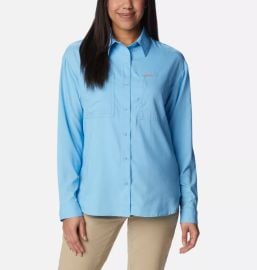 Columbia Silver Ridge Utility Long Sleeve Shirt in Vista Blue at Columbia