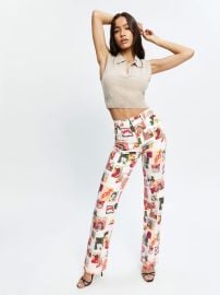 Comic High Rise Straight Long Jeans at Reformation