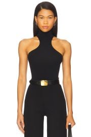 Commando Ballet Racer Turtleneck Bodysuit In Black at Revolve